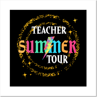 Teacher The Freedom Tour 2024 Summer Last Day of School Posters and Art